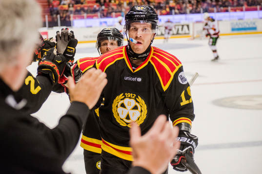 Brynäs Anssi Salmela jublar