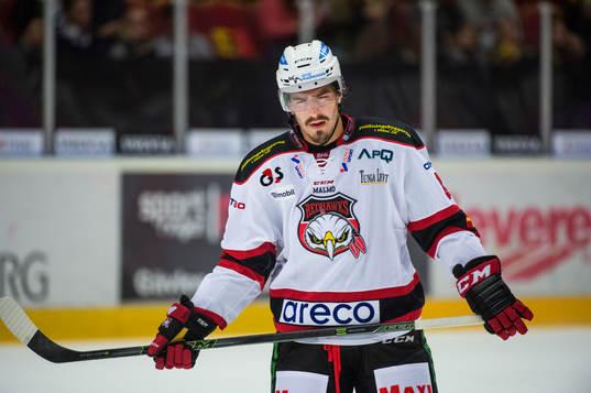 Malmö Redhawks Peter Mueller deppar