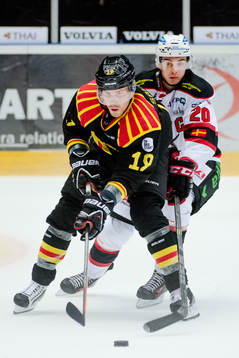 Brynäs Anssi Salmela och Malmö Redhawks Henrik Hetta