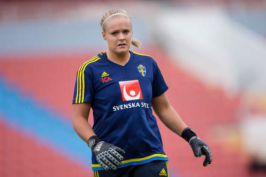 Sveriges målvakt Hilda Carlén