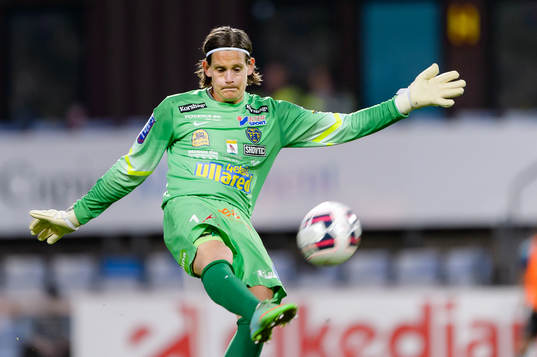 Falkenbergs målvakt Otto Martler