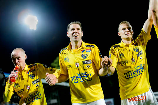 Falkenbergs Stefan Rodevåg jublar