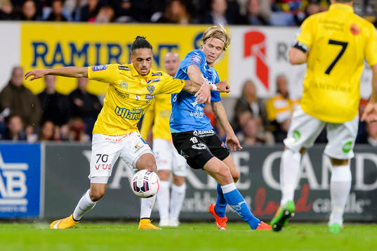 Falkenbergs Alexander Jakobsen och Halmstads Snorre