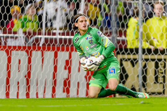 Falkenbergs målvakt Otto Martler