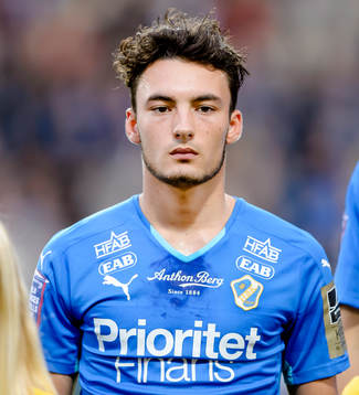 Halmstads Sead Haksabanovic före fotbollsmatchen i