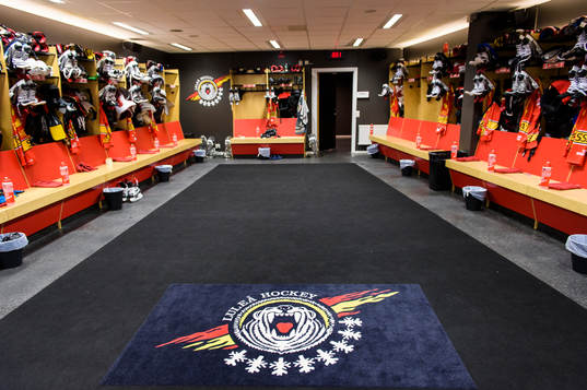 Luleå Hockeys omklädningsrum