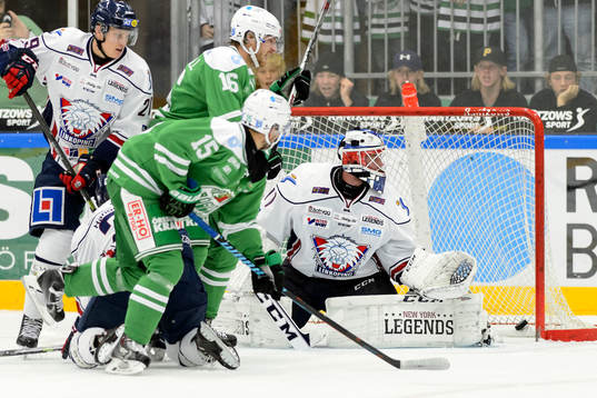 Rögles Ludvig Rensfeldt (ej i bild) gör 1-0
