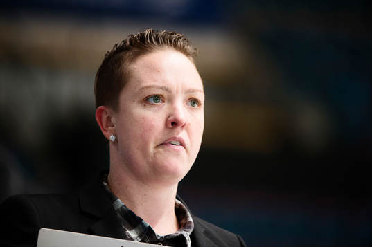 Brynäs assisterande tränare Nanna Jansson