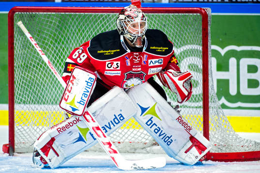 Malmö Redhawks målvakt Oscar Alsenfelt