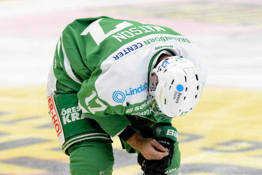 Rögles Taylor Matson  har ont