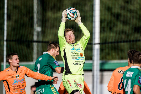 Varbergs målvakt Joakim Wulff