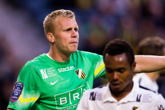 Häckens målvakt Peter Abrahamsson