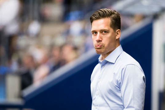 Växjös tränare Sam Hallam