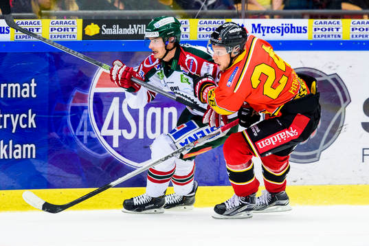 Frölundas Johan Sundström och Luleås Johan Harju