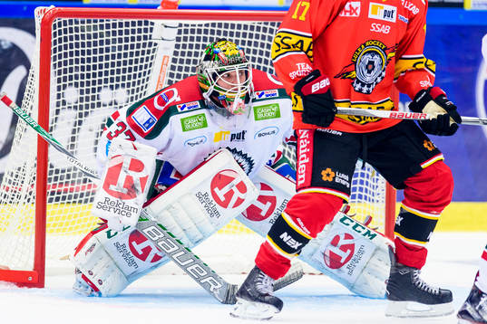 Frölundas målvakt Johan Gustafsson