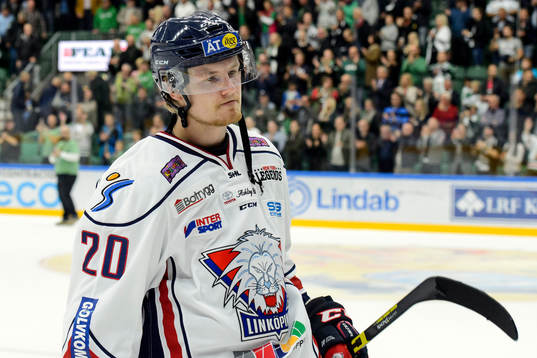 Linköpings Nick Sörenssen deppar