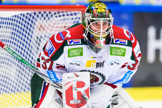 Frölundas målvakt Johan Gustafsson