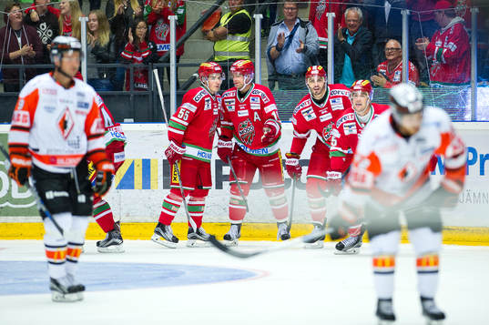 Modos Albin Runesson, Per-Åge Skröder, Maxim Lapierre och