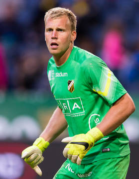 Häckens målvakt Peter Abrahamsson