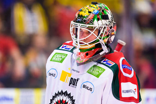 Frölundas målvakt Johan Gustafsson