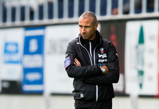 Helsingborgs manager Henrik Larsson
