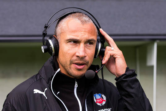 Helsingborgs manager Henrik Larsson