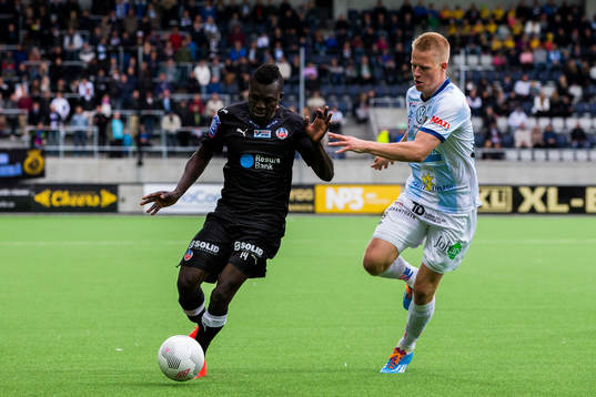 Helsingborgs Lalawélé Atakora och Gefles Martin