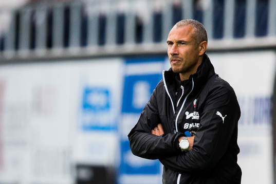 Helsingborgs manager Henrik Larsson