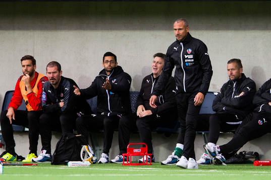 Helsingborgs manager Henrik Larsson