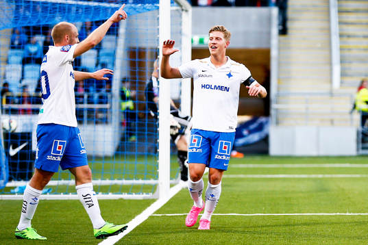 Norrköpings Christoffer Nyman jublar