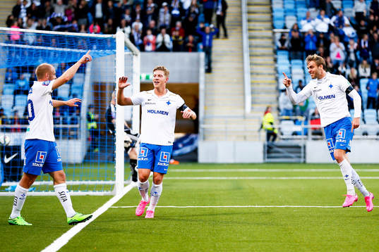 Norrköpings Christoffer Nyman jublar
