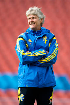 Sveriges förbundskapten Pia Sundhage