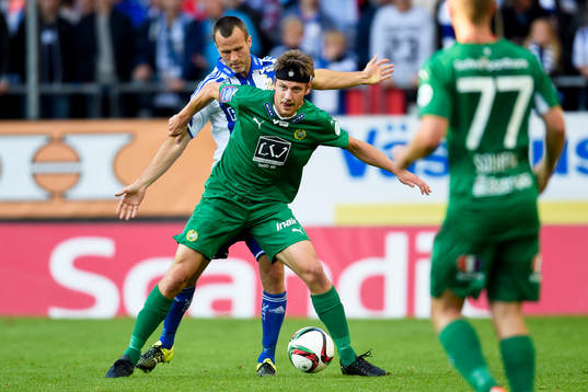 IFK Göteborgs Hjalmar Jonsson och Hammarbys Jakob Orlov