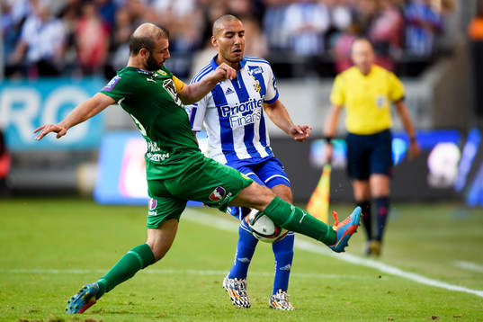 Hammarbys Kennedy Bakircioglu och IFK Göteborgs Haitam