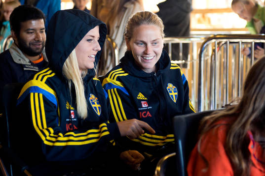 Sveriges Olivia Schough och Lisa Dahlkvist åker Balder