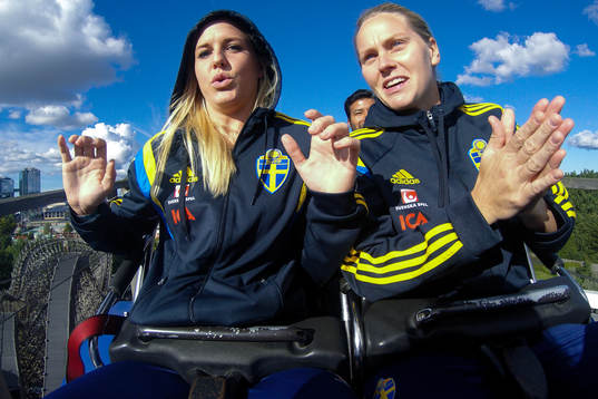 Sveriges Olivia Schough och Lisa Dahlkvist åker Balder
