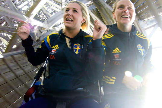 Sveriges Olivia Schough och Lisa Dahlkvist åker Balder