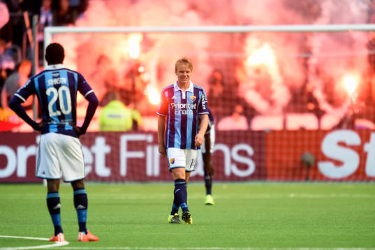 Djurgårdens Elliot Käck deppar