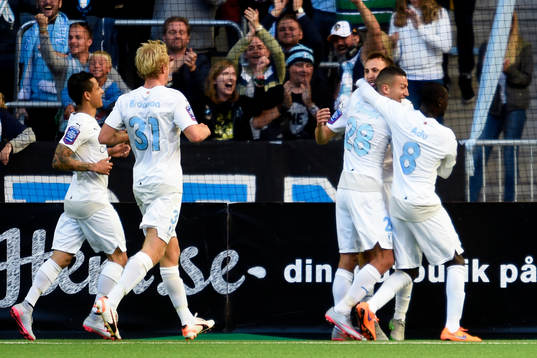 Malmös Magnus Wolff Eikrem jublar