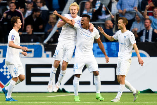 Malmös Luis Felipe Carvalho da Silva jublar