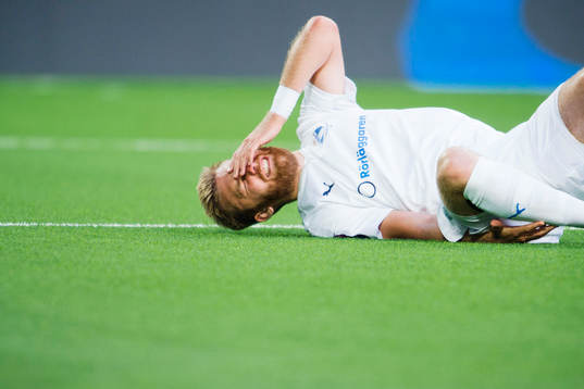 Malmös Rasmus Bengtsson skadar sig