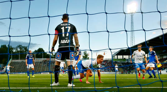 Norrköpings Alexander Fransson gör mål 5-0 förbi