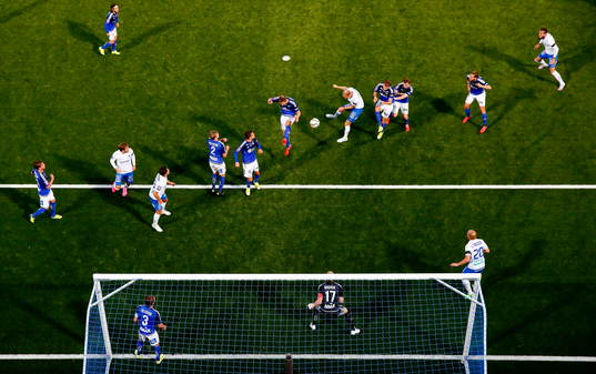Mål 4-0 av Norrköpings Andreas Johansson förbi GIF
