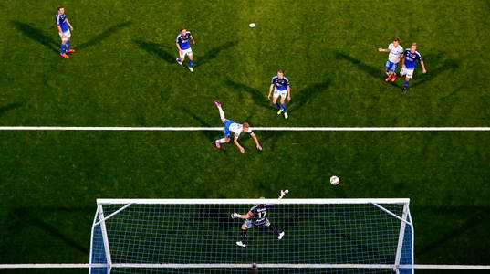Mål 5-0 av Norrköpings Alexander Fransson förbi GIF