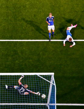 Mål 5-0 av Norrköpings Alexander Fransson förbi GIF