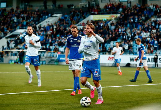 Norrköpings Christoffer Nyman jublar