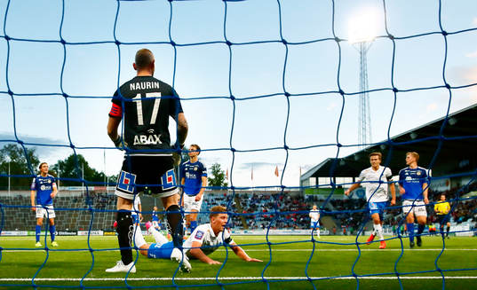 Norrköpings Alexander Fransson gör mål 5-0 förbi