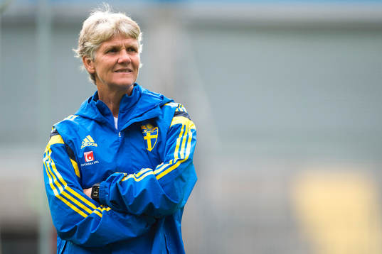 Förbundskapten Pia Sundhage