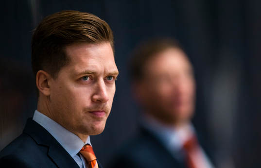 Växjös tränare Sam Hallam
