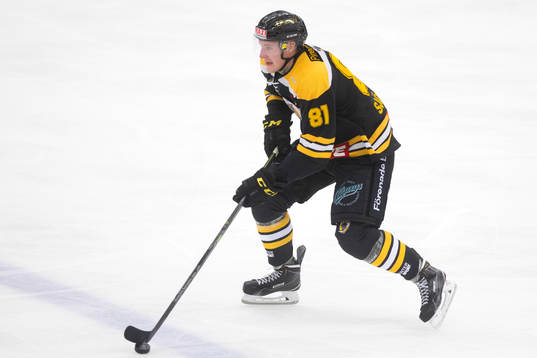 Panterns Carl-Johan Sjögreni ishockeymatchen mellan